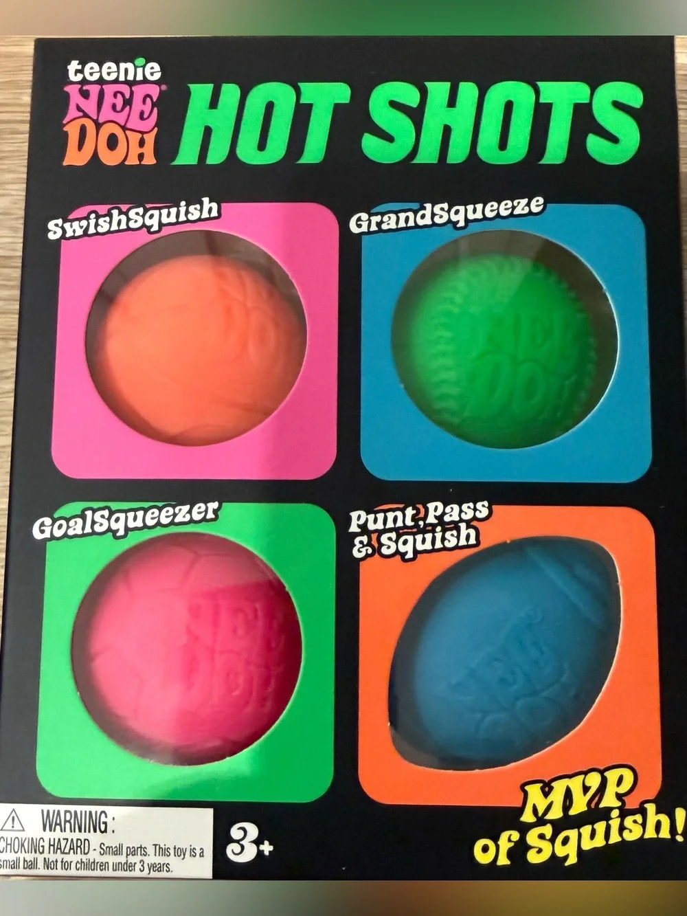 SCHYLLING NEEDOH TEENIE HOT SHOTS MVP OF SQUISH! 4 IN THE PACK TRENDING NIB